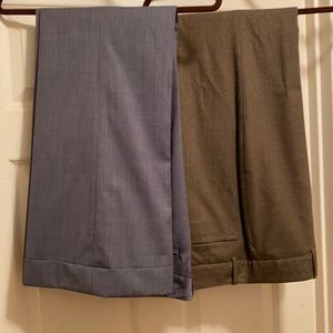 2 pair trousers Banana Republic
